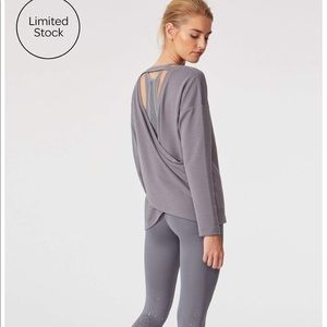 NWT LONG-SLEEVE DOLMAN WRAP BACK TEE from Ellie!!!